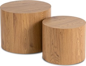 Set 2 ks konferenčných stolíkov Liloo (dub) . Akcia -18%. Vlastná spoľahlivá doprava až k Vám domov. 1129184