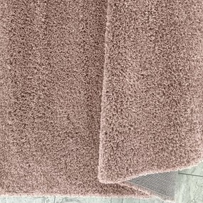 Moderný shaggy koberec v staroružovej farbe Šírka: 160 cm | Dĺžka: 230 cm