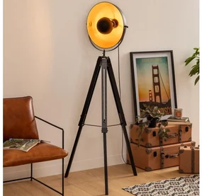 Atmosphera - Stojacia lampa LAHTI 1xE27/25W/230V paulovnia P6527