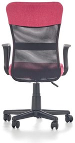 Detská otočná stolička TIMMY růžovočierna