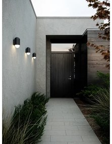 Nordlux - Vonkajšie nástenné svietidlo HEKA 1xE27/60W/230V IP54 čierna