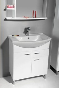 Aqualine Aqualine, ZOJA umývadlová skrinka 71,5x74x34cm, biela, 51075A