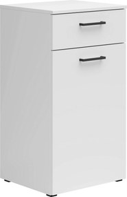 XXXLutz KOMODA, biela, 45/83/40 cm Carryhome - Komody - 002427022013