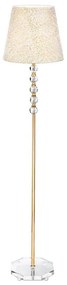 Ideal Lux - Krištáľová stojacia lampa QUEEN 1xE27/60W/230V zlatá
