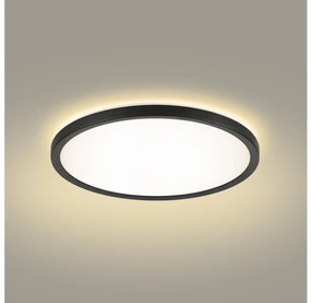 Brilagi - LED Kúpeľňové svietidlo ULTRA SLIM LED/12W/230V pr. 22,5 cm čierna IP54 BG2086