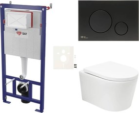 Závesný WC set do ľahkých stien / predstenová SAT BREVIS SIKOSSBRTOR68K