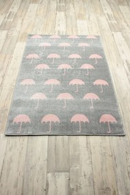 Detský koberec Kiddy 5075GP sivý