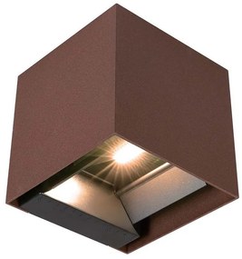 LED Solution Corten LED fasádne solárne svietidlo hranaté s pohybovým čidlom 9W IP65 Farba svetla: Teplá biela 11888