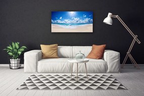 Obraz Canvas Pláž more slnko krajina 120x60 cm
