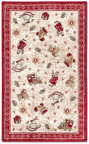 Villeroy & Boch Kusový koberec Toy's delight so strihaným vlasom 106217 Red, Multicolor, 50x80, červená, obývacia izba