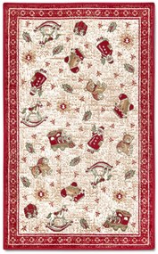 Villeroy & Boch, Kusový koberec Villeroy & Boch Toy's delight so strihaným vlasom 106217 Red, Multicolor, 50x80, červená, obývacia izba