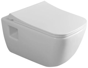 Bruckner - Závesné WC Rimless WALTER keramika/biela