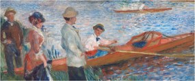 Obraz - Auguste Renoir, Oarsmen at Chatou, reprodukcia (120x50 cm)