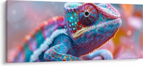 Obraz - Sfarbený chameleón (120x50 cm)