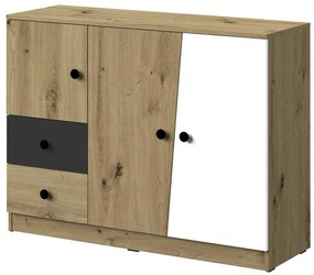 Komoda Nero 07 120 – Čierna Mat