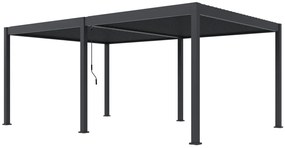 Bioklimatická pergola 6x4 m INTRO DUO Rojaplast