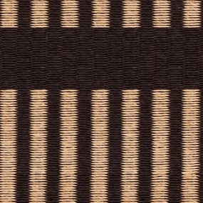 Woodnotes | Koberec Cut Stripe - Béžovo-čierna / 80x200 cm