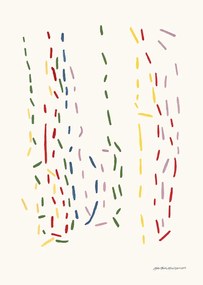Moikka Plagát 1 - 2 - Many by Leise Dich Abrahamsen 30x40 cm
