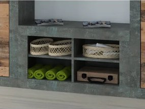 Botník Askon, tmavý beton%