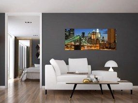 Obraz - Most s New Yorkom (120x50 cm)