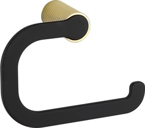 Mexen Base držiak na toaletný papier, čierny/zlatý - 7088233-57