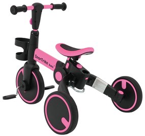 RAMIZ Odrážadlo Happy Bike 3v1 Sportrike ZSP.B68 - ružové