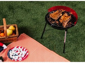 Verk 27095 BBQ gril na drevené uhlie, okrúhly 32 cm