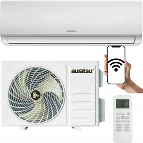 Nástenná klimatizácia Auratsu Osaka 3,4 kW 40 m2 WiFi Ohrievač Do Domu Kancelárie