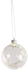 LED svietiaca guľa s bodkami