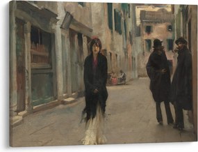 Obraz - John Singer Sargent, Street in Venice, reprodukcia (70x50 cm)