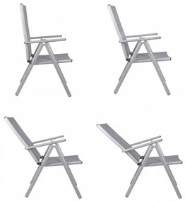 Záhradná stolička SPRINGOS GC0021 - šedá