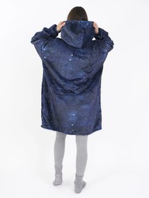 Baránková mikina mikroplyš – Hviezdna obloha veľkosť M