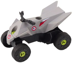 LEAN TOYS Moderné auto so štvorkolkou na demontáž DIY – sivá