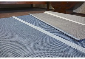 Kusový koberec Pásy modrý 140x200cm