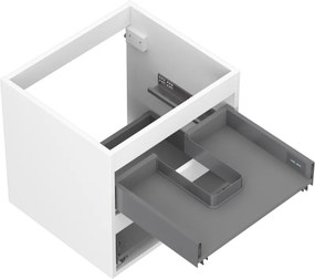 Mexen Box-A, závesná skrinka 50 cm, 2 zásuvky, biela matná, 91AX0-0500-470-2-01