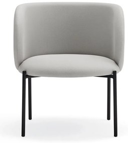 Svetlosivé kreslo Teulat Mogi