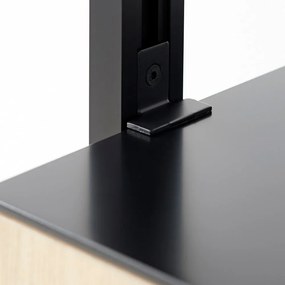 Čierna knižnica v dekore duba 94x210 cm Edge by Hammel - Hammel Furniture