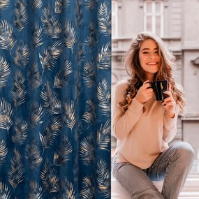 ZATEMŇOVACÍ ZÁVES NA PÁSKE GLORIA 140X300 CM VZOROVANÁ