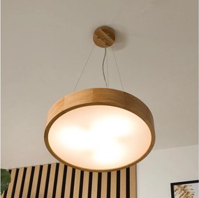 Brilagi - LED RGBW stmievateľný luster CARVALHO 3xE27/15W/230V Wi-Fi dub priemer 47,5 cm