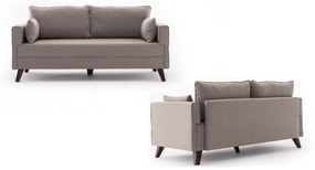 Dizajnová sedačka Marisela 177 cm krémová