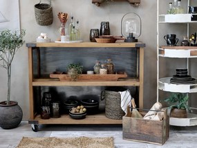 Set 3ks sklenenej fľaše na ocot a olej - Ø5*31,5 cm/ Ø4,5*26,5 cm/ Ø4,5*21,5 cm