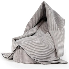 Menčestrový detský sedací vak v mentolovej farbe Cocoon 100 – SLOWDOWN