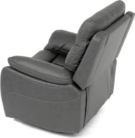 Polohovacie kreslo sivé, elektrické TV-4094 GREY3