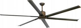 Stropný ventilátor Faro Andros XL hnedý, jednosmerný motor, XXL, 6 rýchlostí, dálkov