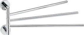 Bemeta Design STELLA: Držiak uterákov, 445 mm, trojitý, otočný - 166204112