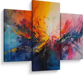 Obraz - Farebná abstrakcia (90x60 cm)