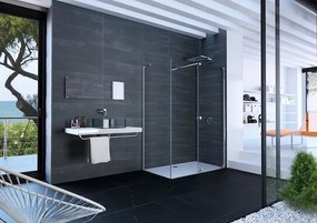 Huppe Xtensa pure bočné zástena k sprchovacím dverám 90 cm hüppe XT0307.069.322