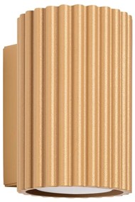 Nástenné svietidlo v zlatej farbe Gleam – Sollux