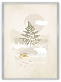 Plagát Beige Abstarct II