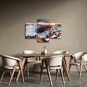 Obraz - Zimná horská panoráma (90x60 cm)